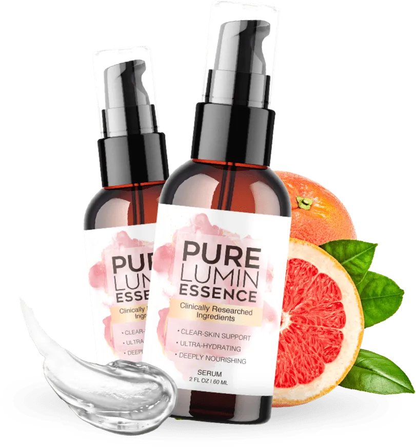 Pure Lumin Essence label overlay
