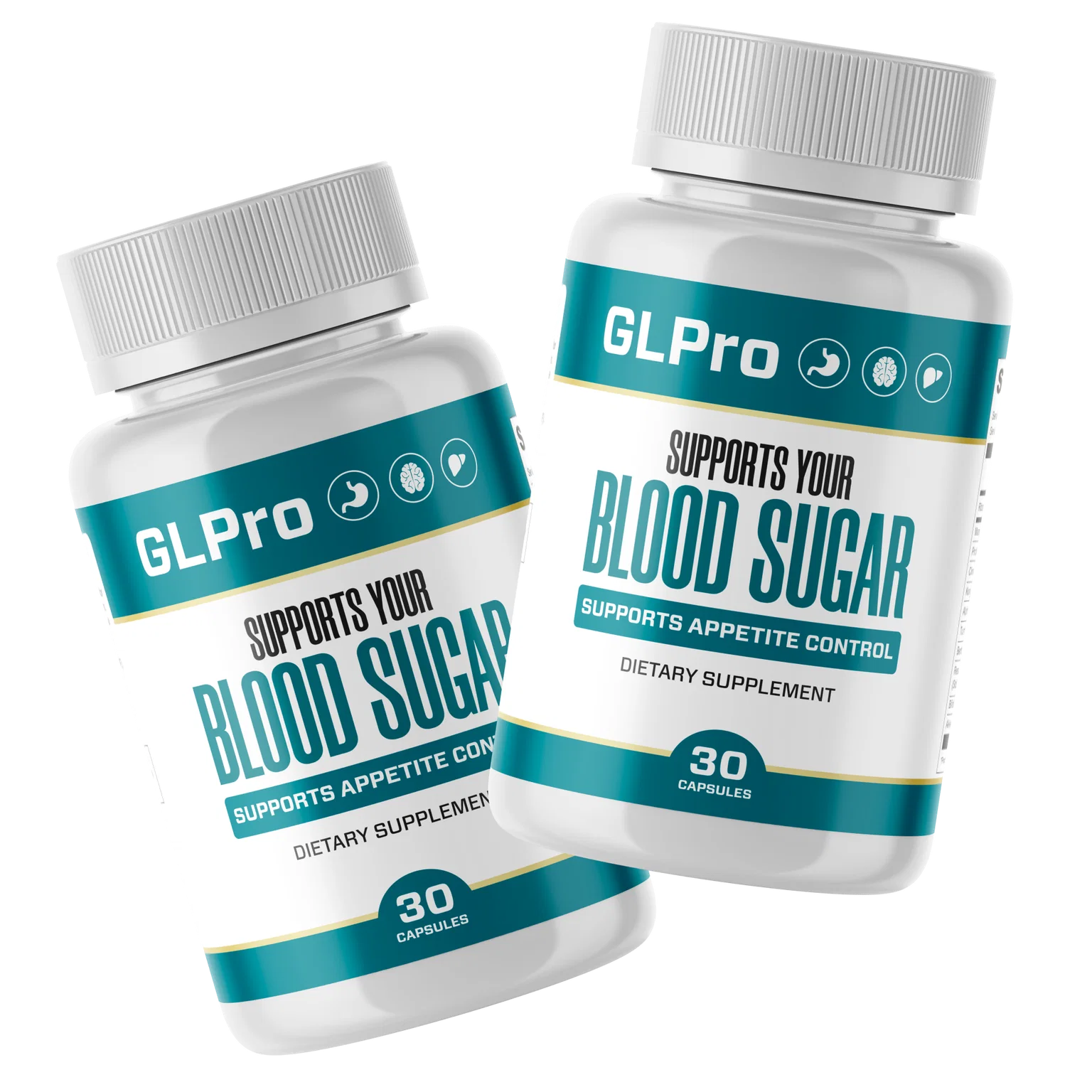 GL Pro bottles and product image